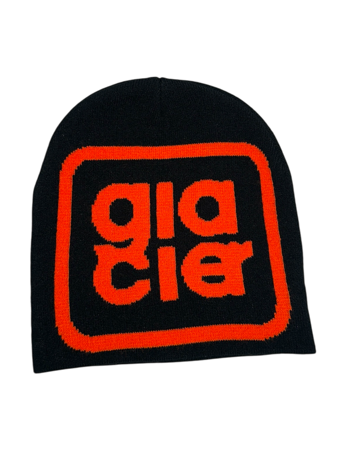 Stacked Beanie BLK/ORG