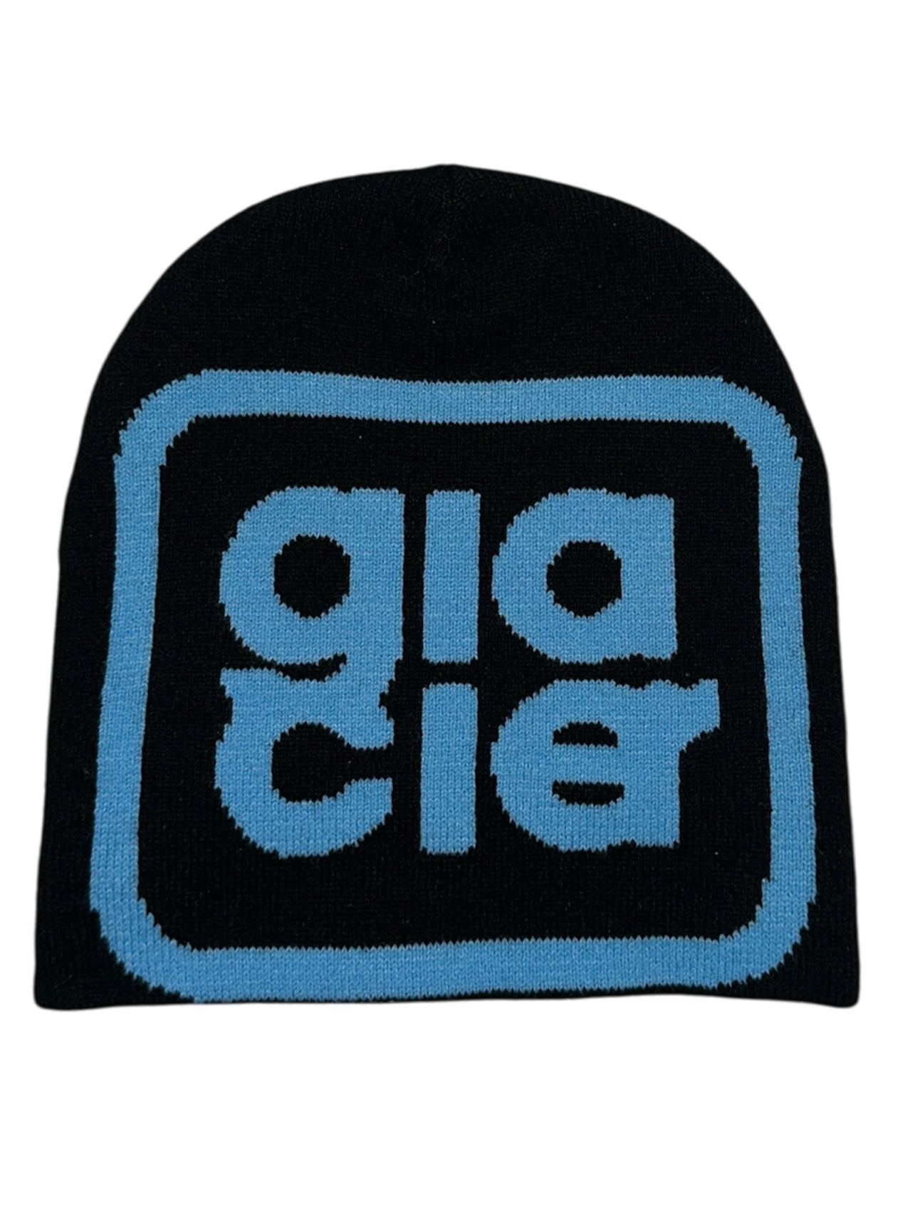 Stacked Beanie BLK/BLU
